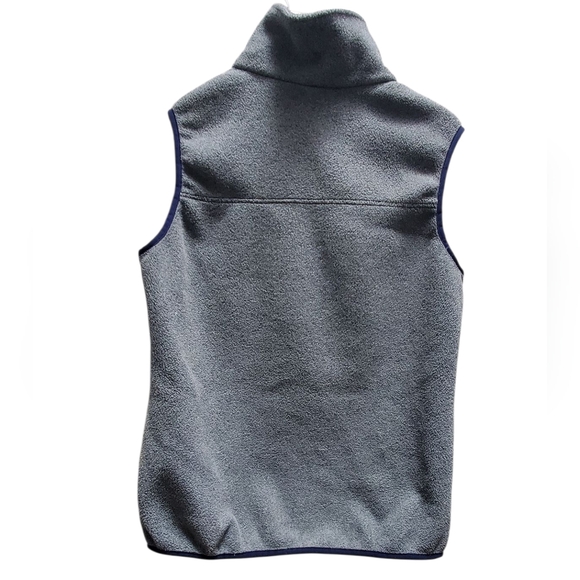 Patagonia Charcoal and Navy Synchilla Fleece Vest - Picture 2 of 5